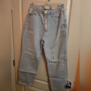Stylish Women's Light Blue Jeans